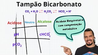 Acidose e alcalose respiratória Pacientes Fictícios para entender o Tampão Bicarbonato [upl. by Grannia]