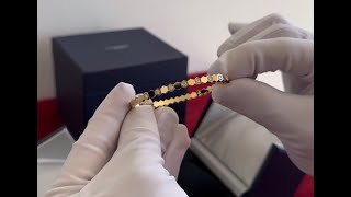 Unboxing Video  Chaumet Bee My Love Bracelet Yellow Gold Diamonds [upl. by Amlet]