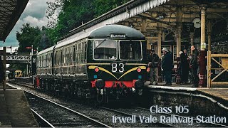 Class 105 DMU at Irwell Vale Railway Station  East Lancashire Railway [upl. by Esela]