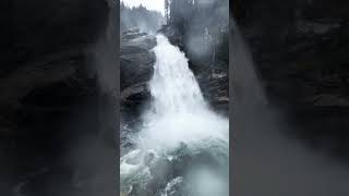 Krimml Waterfalls Austria near Kaprun Valley  Höhe Tauern National Park [upl. by Evette931]