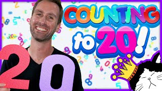 🔢 Counting to 20  120 Counting Song for Kids  Mooseclumps  Kids Learning Videos for Toddlers [upl. by Yenolem]