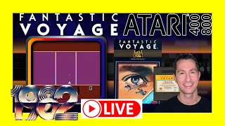 Fantastic Voyage Atari 800  Chronologically Gaming is LIVE atari retro computer [upl. by Matthaus]