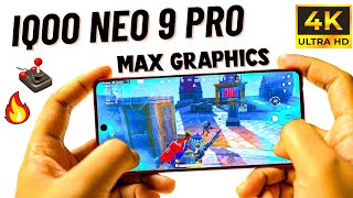 I Played BGMI with MAX SETTINGS4K Ultra Graphics 🔥  IQOONEO679PRO [upl. by Christmann]