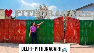 Delhi  Pithoragarh by Bus journey Delhi to Pithoragarh by road UTC roadways uttarakhand travel [upl. by Adnuhsar]