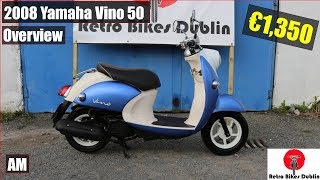 Yamaha Vino 50  Yamaha vino classic 50cc top speed Blue Review  Overview [upl. by Okihcas]