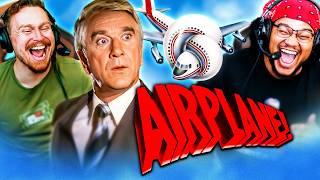 AIRPLANE 1980 MOVIE REACTION FIRST TIME WATCHING Leslie Nielsen  Parody  Movie Review [upl. by Tomkin843]