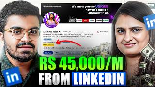 49k Per Month From LinkedIn🤯  Leveraging Social Media To Get Clients  How To Earn Money Online [upl. by Pergrim]