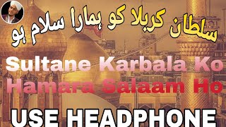 Sultan e Karbala Ko Hamara Salam Ho With Lyrics By Altaf Razvi trending [upl. by Dannie]