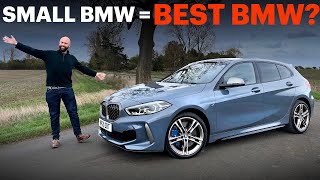 2022 BMW 1 Series M135i review  does the AClass do it all better [upl. by Turnbull]