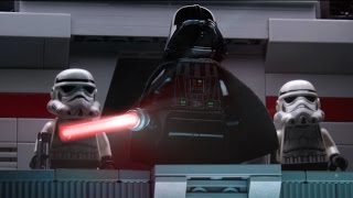 Star Wars Rogue One  Vaders ending scene in Lego [upl. by Elfie971]