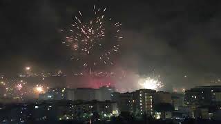 Napoli  Fuochi dartificio  Capodanno 2024 [upl. by Arielle874]