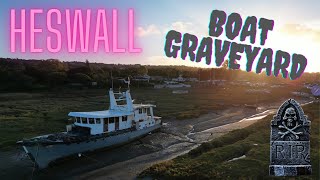 The Boat Graveyard ⛵️🪦  4K Drone Footage  Heswall Wirral [upl. by Dixil]