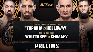 UFC 308 Prelims LIVE  ESPN MMA [upl. by Wilone]