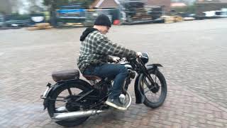 DKW SB350 1938 wwwclassicmotorcyclesnl [upl. by Eibrab]