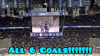 ALL 6 LEAFS GOALS LIVE Vs Los Angeles Kings October 16th 2024 [upl. by Hgielsel]