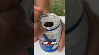 Lost your Tarp Tensioner Use a Pull Tab instead 😎 campinghacks [upl. by Aranaj]