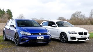 Hot Hatch Head2Head 3 Golf R vs M140i [upl. by Isa945]