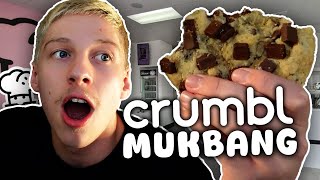 Crumbl Cookie Mukbang Challenge [upl. by Sokin412]