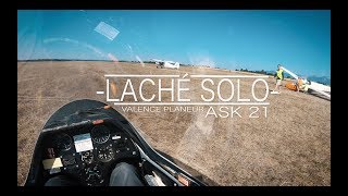 Laché Solo  Valence Planeur  ASK 21 [upl. by Ethelinda157]