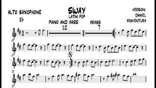 SWAY partitura para saxo alto tenor y flauta [upl. by Hanimay]