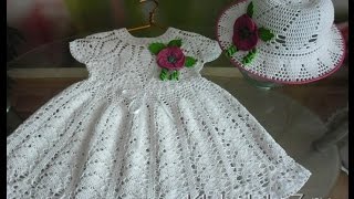 Crochet Patterns for free crochet baby dress 24 [upl. by Niklaus]