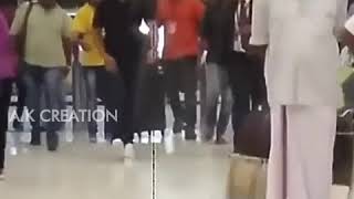 Dulquer Salmaan New Mass Entry Airport  Charlie Bgm 2018 [upl. by Blunk]