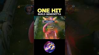 😱 WATCH THIS  BEST BENEDETTA 2024❓ONE HIT  MLBB 🔥 mobilelegends onehitbuild benedetta shorts [upl. by Egiarc855]