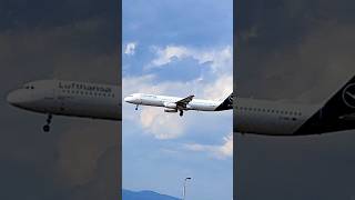 A super Lufthansa landing at Frankfurt Airport viralshorts [upl. by Irami640]