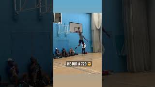 720 DUNK 🤯😵‍💫 dunk 720 dunkcontest slamdunk nba [upl. by Anthony]