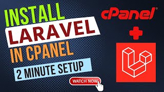 Easy Laravel Setup in cPanel using Softaculous  StepbyStep Tutorial [upl. by Perloff]