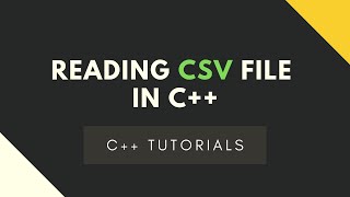 C Tutorials CSV input file [upl. by Sulienroc]