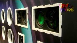 ISE 2012 Current Audio Features LCR InWall Speaker with FastLock Grille [upl. by Seldan]