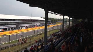 The view from Grandstand 26 Right Lateral at Monza 2014 Italian Formula 1 Grand Prix [upl. by Ettennor861]