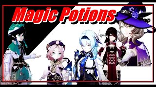 GenshinImpact  Magic potions [upl. by Leahey746]