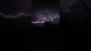 CRAZY lightning strike SLOMO [upl. by Eyahs]