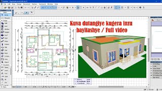 ARCHICAD  VIDEO YOSE IKUBIYEMO BYOSE  ARCHICAD FULL PROJECT TUTORIAL FROM BEGINNING TO THE END [upl. by Maxwell712]