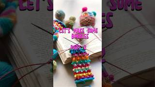 Making a bobble with a crochet hook knitting Part 2 [upl. by Mira200]