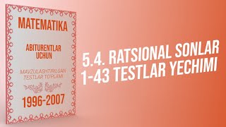 AXBOROTNOMA RATSIONAL TENGLAMALAR 143 TESTLAR YECHIMI [upl. by Shani]