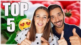 TOP 5 COMIDA ITALIANA QUE ADORAMOS 🇮🇹😍 [upl. by Arot]