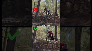 How to ride steep rock rolls and sudden steep descents mtbskills [upl. by Akcirret]