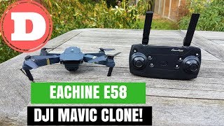 Eachine E58 InDepth Review amp Unboxing  DJI Mavic Clone [upl. by Laing]