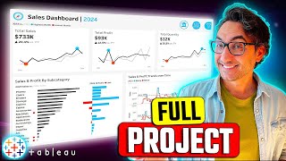 Tableau Complete Project EndtoEnd  Like I Do in My Real Projects [upl. by Yendys]