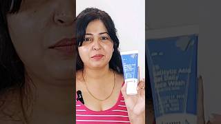 salicylic acid face wash Review charmwithmonika youtubeshorts skincareroutine [upl. by Dani710]