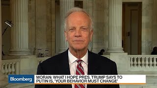 Sen Moran Says Russias Behavior Has to Change [upl. by Airdnazxela]