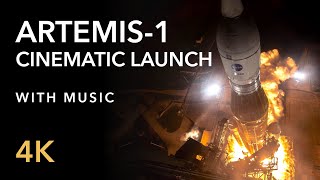 Artemis1 Launch Cinematic 4K with Music [upl. by Catima]