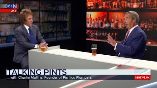 Nigel Farages Talking Pints With Charlie Mullins founder of Pimlico Plumbers [upl. by Dikmen4]