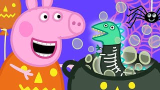 Peppa Becomes a Witch 🎃 Peppa Pig at Halloween 👻 Halloween Cartoons for Kids [upl. by Accem]