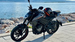 2023 CF MOTO 250NK 0100 Km [upl. by Nylaf]