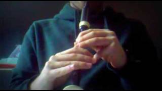 esercizi per cornamusa scozzese exercise for bagpipe on practice chanter [upl. by Nahamas]