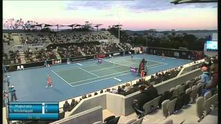 Garbine Muguruza vs Yanina Wickmayer Hobart International 2014  Full Match [upl. by Nilat]